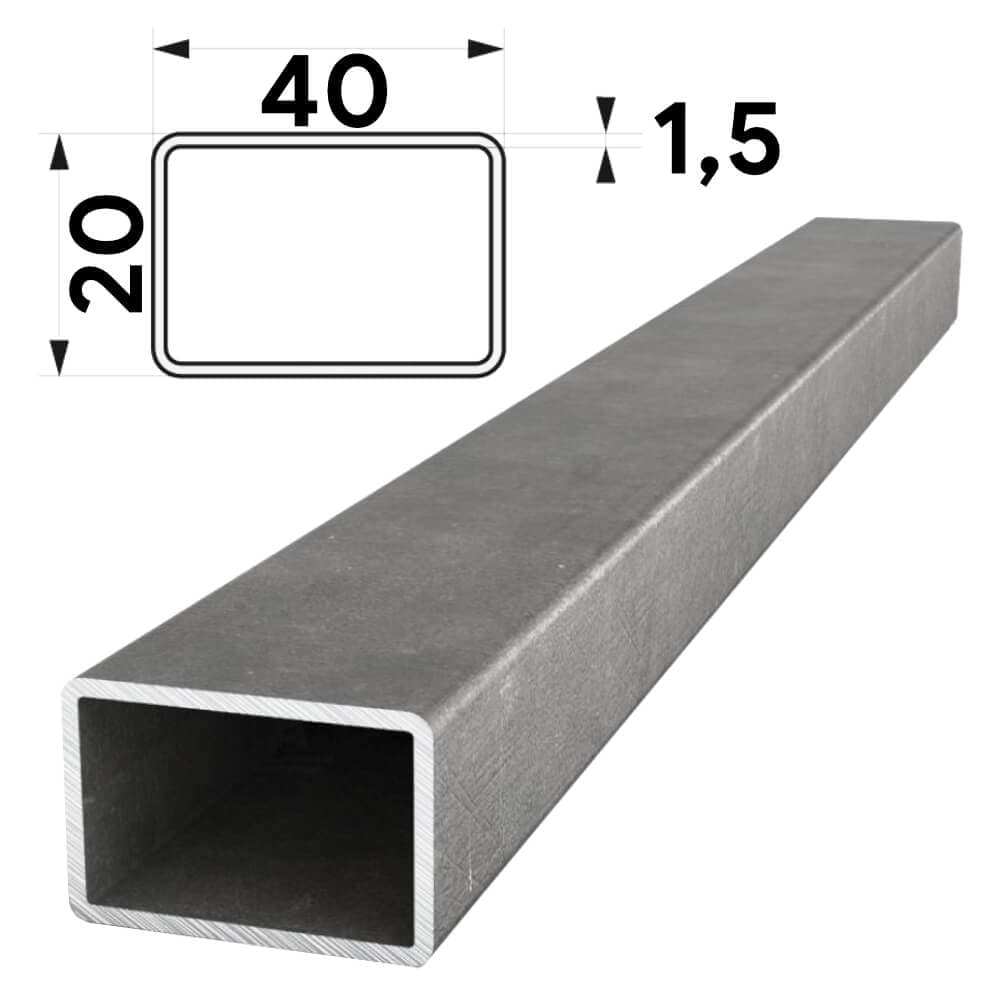 Труба профильная 40×20×1,5 мм 6 м